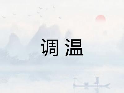 调温