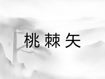 桃棘矢