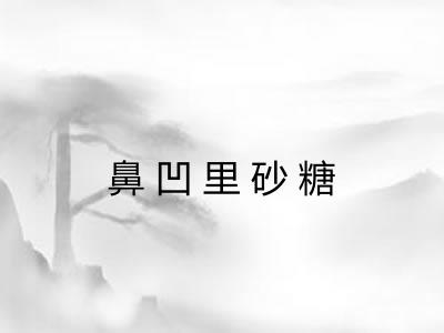 鼻凹里砂糖
