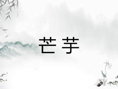 芒芋