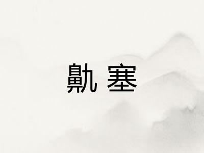 鼽塞