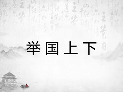 举国上下