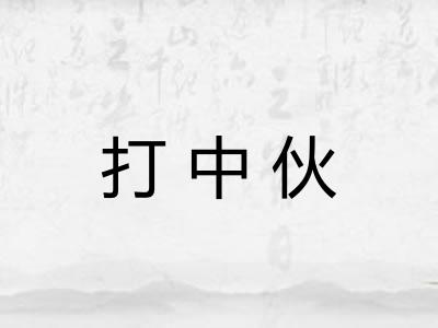 打中伙