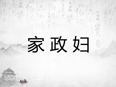 家政妇