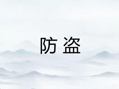 防盗
