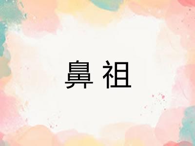 鼻祖