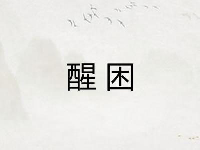 醒困