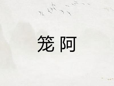 笼阿