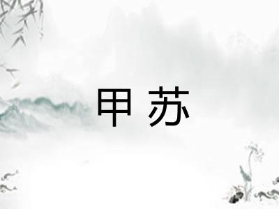甲苏