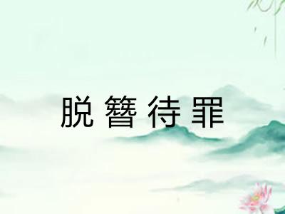 脱簪待罪