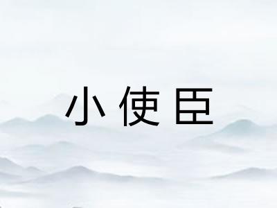 小使臣