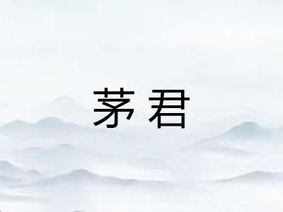茅君