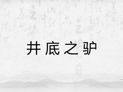 井底之驴