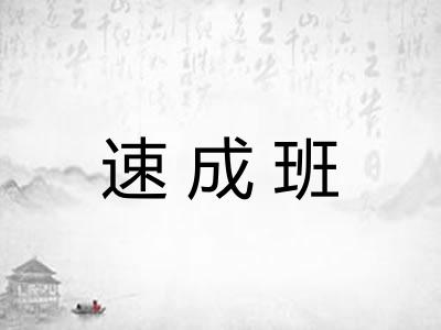速成班
