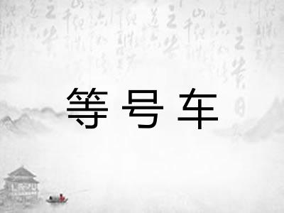 等号车