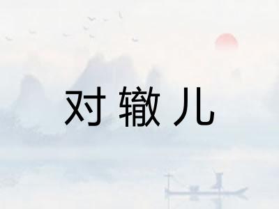 对辙儿