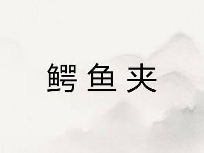 鳄鱼夹