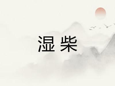 湿柴
