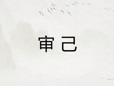 审己