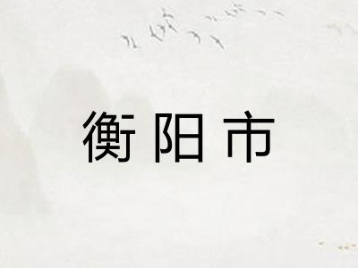 衡阳市