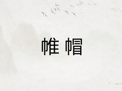 帷帽