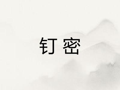 钉密