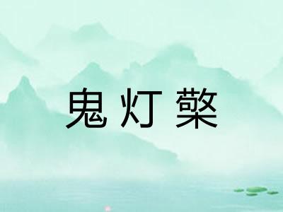 鬼灯檠