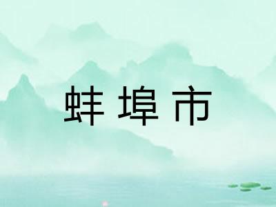 蚌埠市