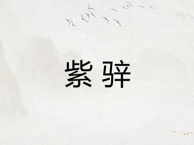 紫骍