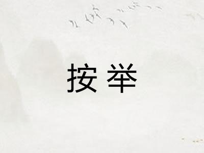 按举