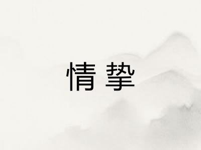 情挚