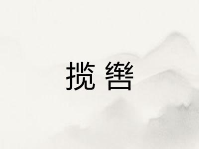 揽辔