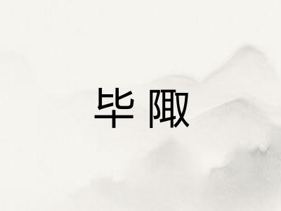 毕陬
