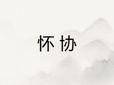 怀协