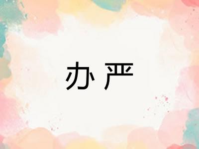 办严