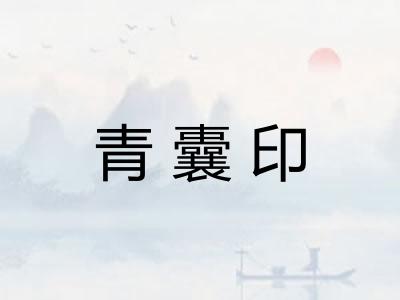青囊印