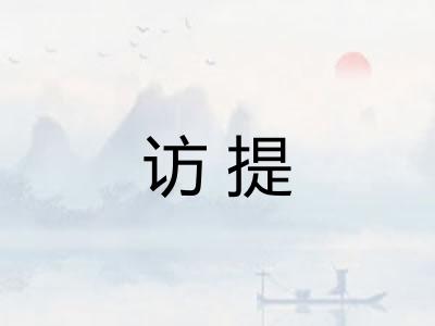 访提