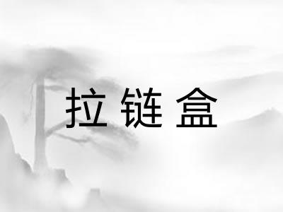 拉链盒