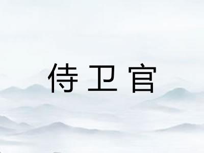 侍卫官