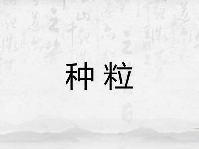 种粒