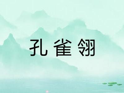 孔雀翎