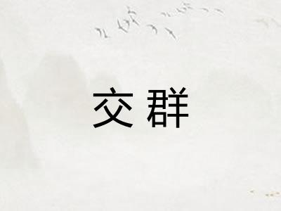 交群