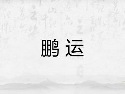 鹏运
