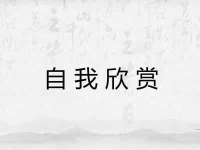 自我欣赏