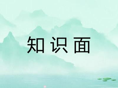 知识面