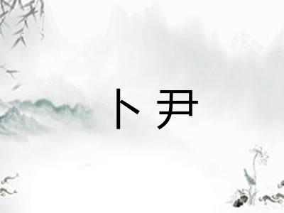 卜尹