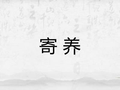 寄养