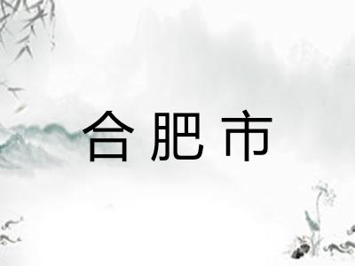 合肥市