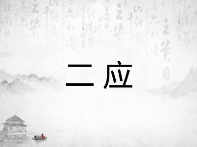 二应