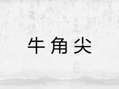 牛角尖